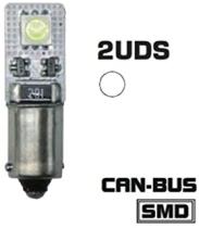 ABCPARTS BOM12637 - BOMBILL.POSIC.1 LED BLANCA BA9S C/C