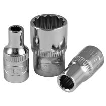 JBM 13599 - VASO 12 CANTOS 1/4" 7MM CROMADO