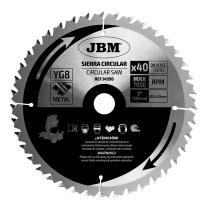 JBM 14990 - HOJA DE SIERRA CIRCULAR 40T 185MM P