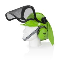 ALPOWE VICSPFA - CASCO DE SEGURIDAD CON PROTECCIÓN FACIAL Y AURICULAR