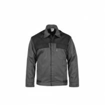 ALPOWE VICCPXXL - CHAQUETA GRIS/NEGRO 65/35 POLIÉSTER ALGODÓN TAMAÑO XXL