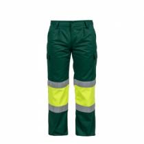 ALPOWE VICAV42 - PANTALÓN DE TRABAJO ALTA VISIBILIDAD VERDE - TAMAÑO 42