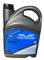 REC-OFICIAL REC60099 - 5W40 5L SYNTEX 5W40 A3/B3/B4-12, API:SN,SM,SL,SJ/CF