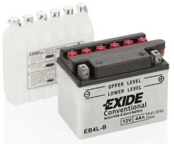TUDOR EB4LB - BATERIA 12V 4AH 50A +0 120X70X95 B0