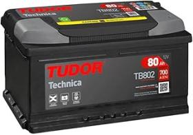TUDOR TB802 - BATERIA 12V 80AH 700A +D 315X175X17