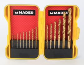 MADER 63400 - JUEGO BROCA JG HSS P/FERRO-MPT-15PCS