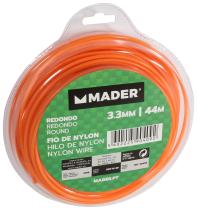 MADER 90409 - FIO NYLON-MGD-RED 3.3MM 44MT