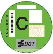 Placas ded Matriculas 33909043 - ETIQ. AMBIENT. DGT COCHES TIPO ECO