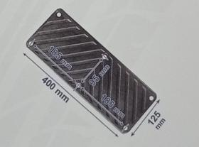 ALPOWE 551820 - TACO LATERAL 400X125X24