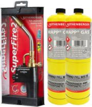 ALPOWE 415747 - SOPLETE + 2 BOTELLAS GAS