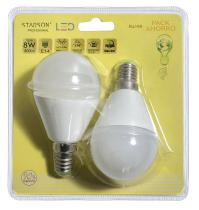 FERRCASH 133960 - LAMPARA LED ESF. E14 8W 2 PZ