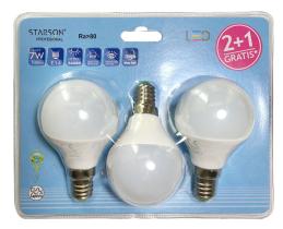 FERRCASH 133968 - LAMPARA LED ESF. E14 7W 3 PZ