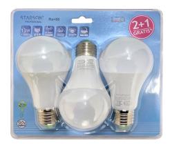 FERRCASH 133972 - LAMPARA LED ESTAN E27 13W 3 PZ