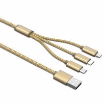 FERRCASH 122403 - CABLE USB 3EN1 1 MICRO USB 1 I