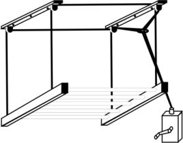 FERRCASH 36112 - TENDEDERO MANIVELA 200CM SUBE-