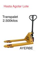 ALPOWE TRANSPALET - AYERBE 2500KILOS HASTA PRECIO AGOTAR