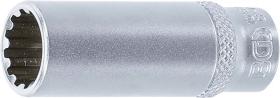 BGS 10162 - LLAVE DE VASO GEAR LOCK, LARGA | ENTRADA 6,3 MM (1/4') | 12