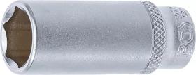 BGS 10514 - LLAVE DE VASO HEXAGONAL, LARGA | ENTRADA 6,3 MM (1/4') | 14