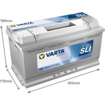 VARTA H3 - BATERIA VARTA DYNAMIC SIL H3 L5 100AH/830A(EN)12V