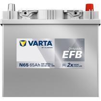VARTA N65 - BATERIA 12V 65AH EFB 650A +D 232X173X22