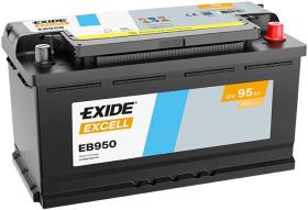 EXIDE EB950 - BATERIA 12V 95AH 800A +D 353X175X19