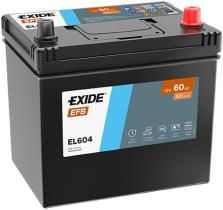 EXIDE EL604 - BATERIA 12V 60AH 520A +D 230X173X22