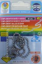 FERRCASH 26273 - CADENA BOLAS TAPON BAÑ. 40CM