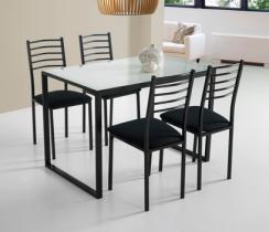 FERRCASH 128349 - MESA 4 SILLAS 75X110X70CM