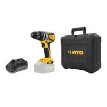 VITO VIBCBBBMCC - TALADRO BRUSHLESS SIN CABLE 20V LI+ CAJA BMC+ CARGADOR