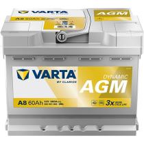 VARTA A8 - BATERIA AGM 60 AH.