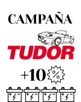 TUDOR CAMPAÑA BATERIATUDOR - CAMPAÑA BATERIAS TUDOR