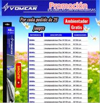 VOMCA OFERTA ESCOBILLAS - OFERTA ESCOBILLAS LIMPIAPARABRISAS