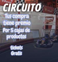 OFERTA OFERTA + REGALO - POR 5 CAJAS DE PRODUCTO + CARRERA GRATIS KARTING