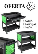 OFERTA CARRO CON 3 BANDEJAS - OFERTA CARRO CON 3 BANDEJAS Y 1 CAJON