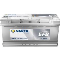 VARTA N105 - BATERIA 105AH  EFB 950A 12V