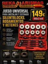 AA OFERTA 023 - JUEGO UNIVERSAL, SILENTBLOCK, RODAMIENTO Y RETENES