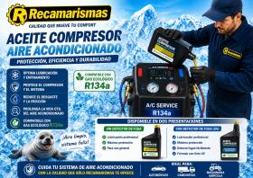 AA OFERTA 078 - ACEITE PARA COMPRESORES A/C CON DETECTOR Y SIN DETECTOR