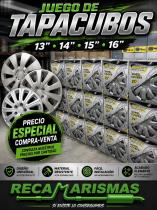 AA OFERTA 136 - JUEGO DE TAPACUBOS LLANTAS 13,14,15,16