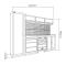 JBM SERIE446 - 54327 CONJUNTO MUEBLES MODULARES(18 PCS)+53708 SET 4 MODULOS